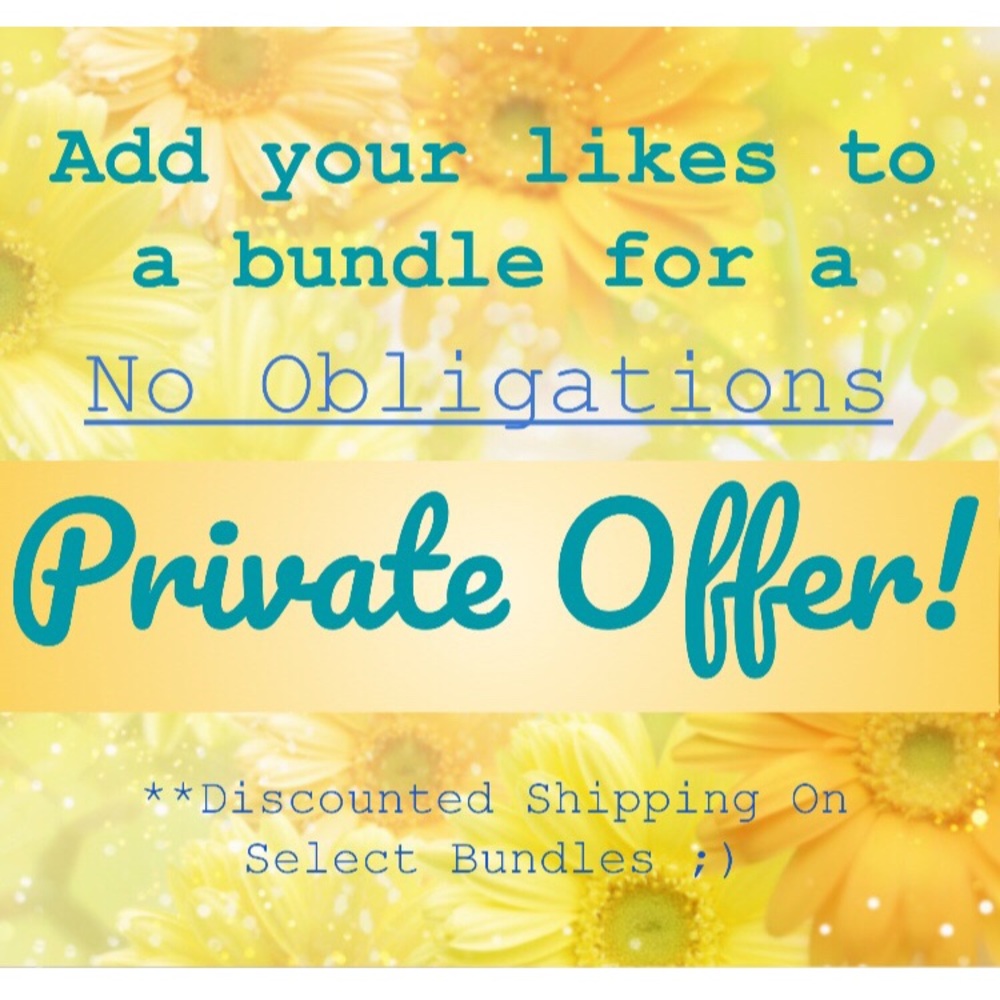 🌼Bundle=PRIVATE DISCOUNT **On Shipping, Too!**